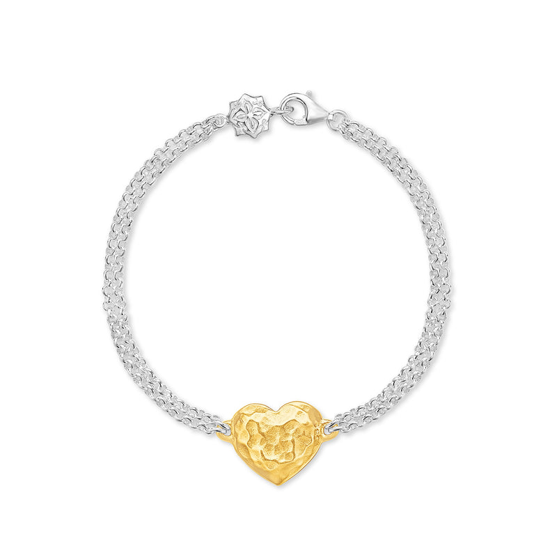 EGB22-MIX-Dower-and-Hall-Sterling-Silver-and-Yellow-Gold-Vermeil-Engravable-Heart-Story-Bracelet