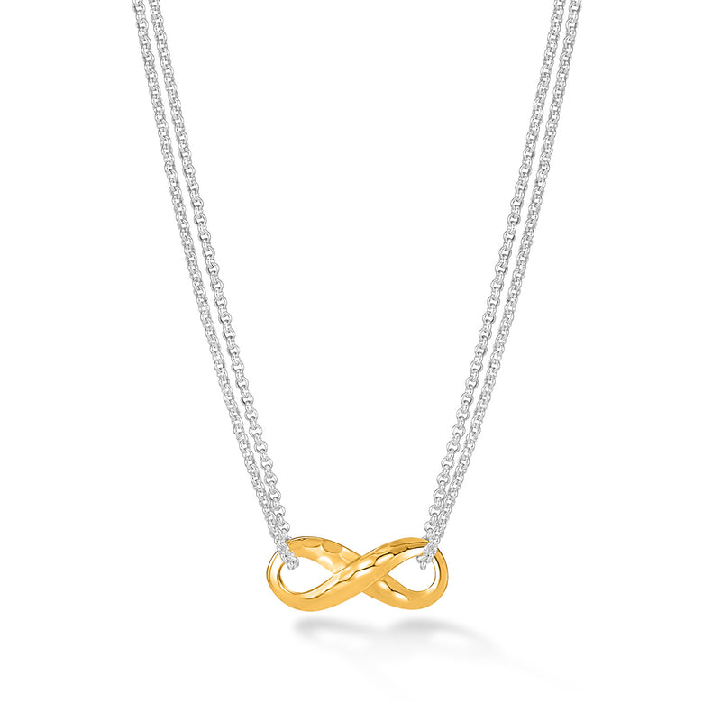 Entwined Infinity Pendant on Chain