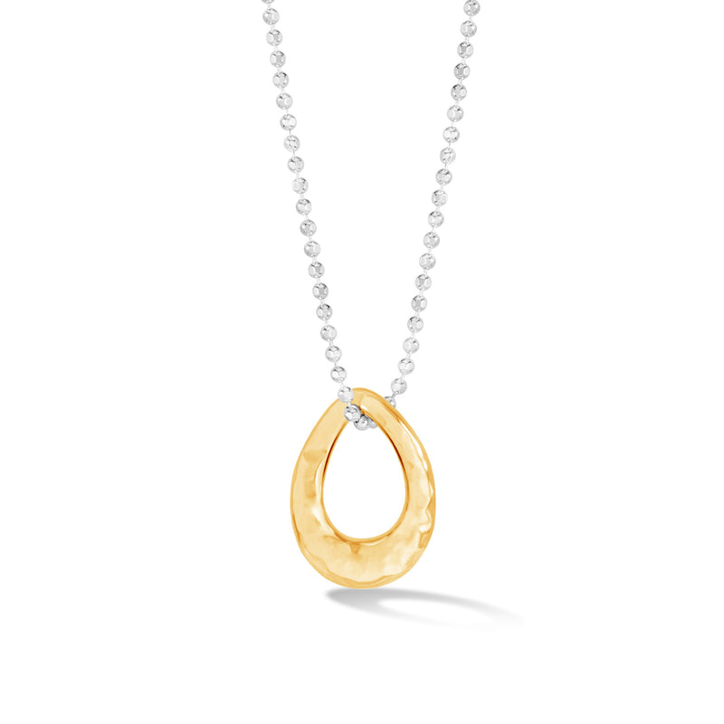 EWP25-S-V-Dower-and-Hall-Sterling-Silver-and-Yellow-Gold-Vermeil-Entwined-Small-Oval-Pendant