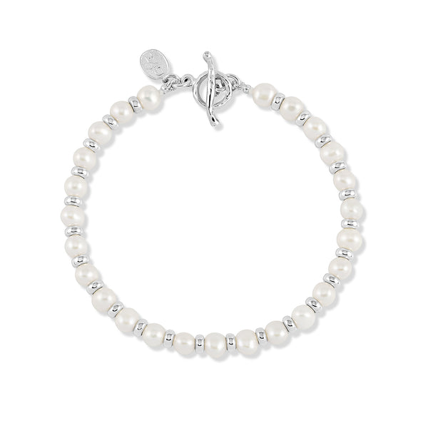 HBB9-S-WP-Dower-and-Hall-Sterling-Silver-Timeless-White-Pearl-Halo-Bracelet