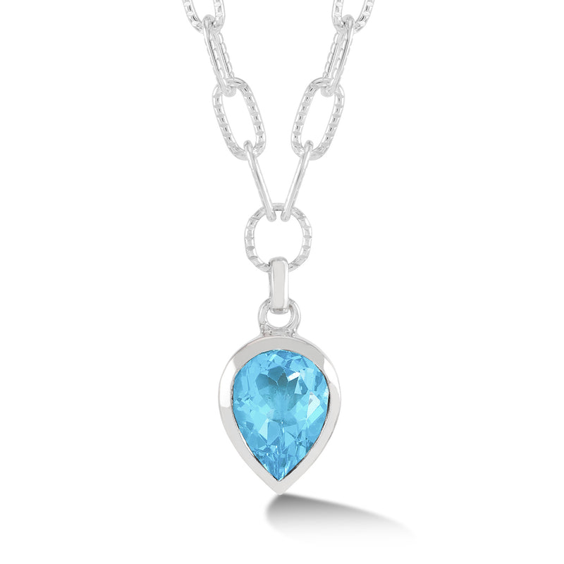 JP250-S-BT-Dower-and-Hall-Sterling-Silver-Large-Pear-Blue-Topaz-Array-Pendant