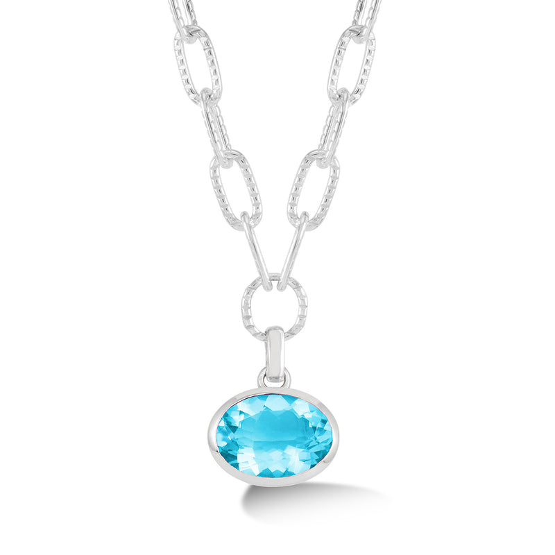 JP252-S-BT-Dower-and-Hall-Sterling-Silver-Large-Oval-Blue-Topaz-Array-Pendant