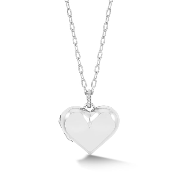     LK1-S-Dower-and-Hall-Sterling-Silver-Treasured-Heart-Locket