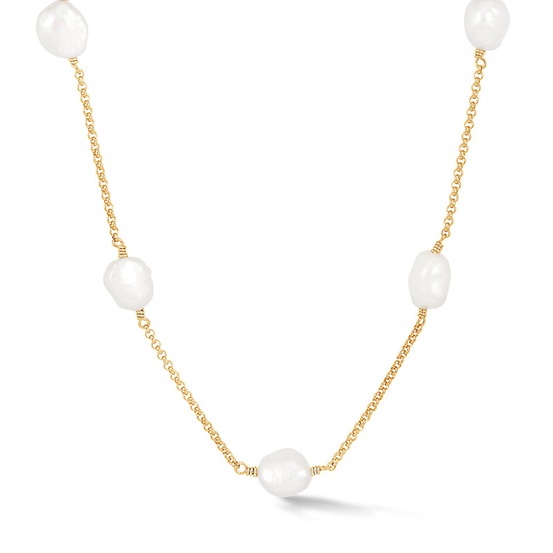 LUBN21-V-WP-Dower-and-Hall-Yellow-Gold-Vermeil-Long-White-Baroque-Pearl-Chain-Necklace-1