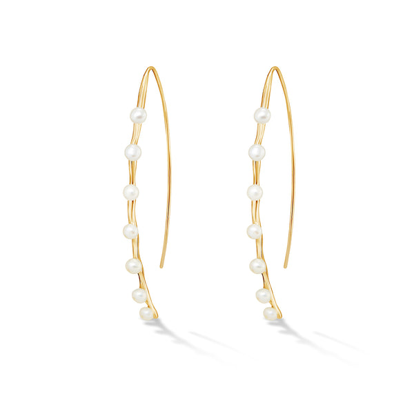     LUE17-V-WP-Dower-and-Hall-Yellow-Gold-Vermeil-Long-Waterfall-Pearl-Drop-Earrings