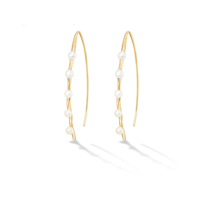 LUE19-V-WP-Dower-and-Hall-Yellow-Gold-Vermeil-Short-Waterfall-Pearl-Drop-Earrings