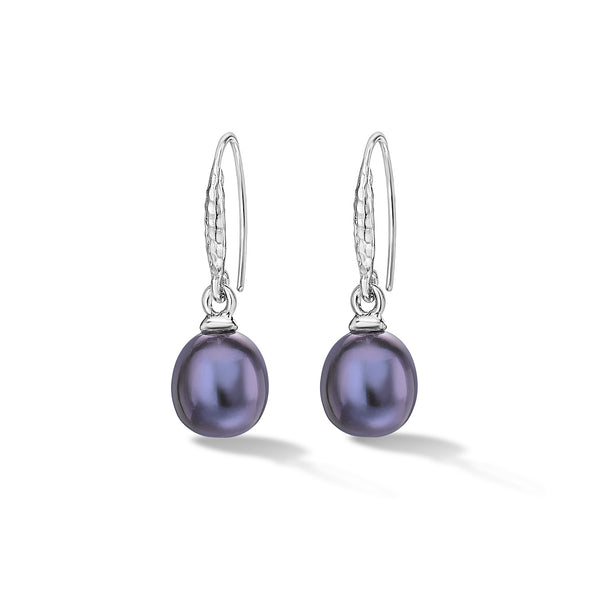 LUE40-S-PKP-Dower-and-Hall-Sterling-Silver-8mm-Oval-Peacock-Luna-Pearl-Drop-Earrings