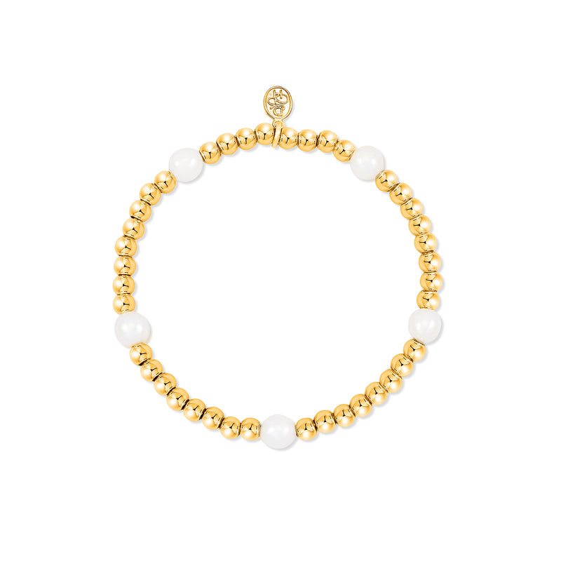'Moonlight' Pearl Misanga Bracelet