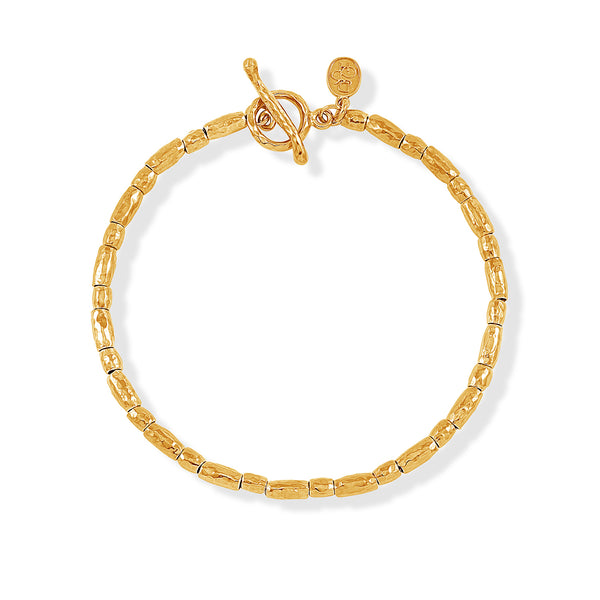 NB253-V-Dower-and-Hall-Yellow-Gold-Vermeil-Rice-Nomad-Bracelet