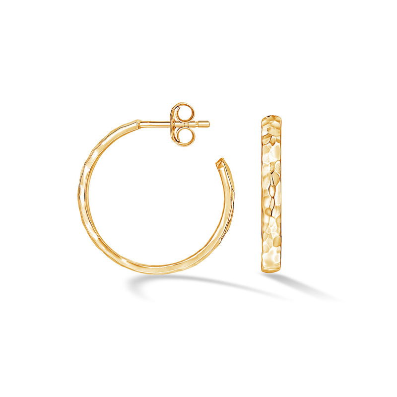 NE13-V-Dower-and-Hall-Yellow-Gold-Vermeil-20mm-Hammered-Hoop-Nomad-Earrings