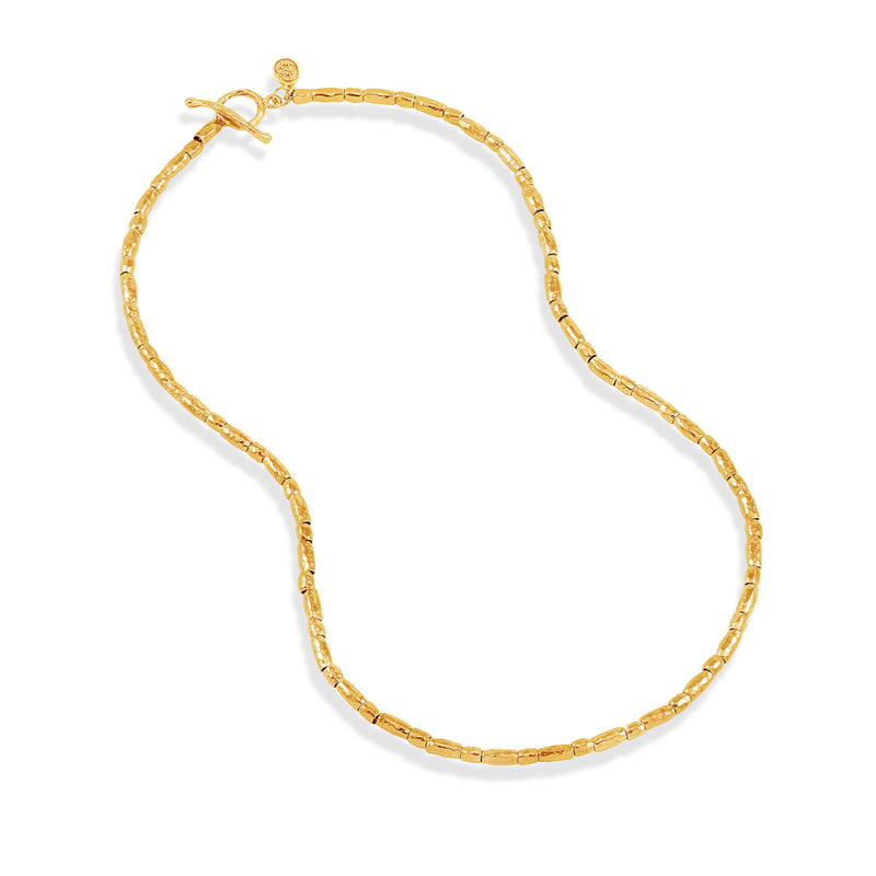    NN253-V-Dower-and-Hall-Yellow-Gold-Vermeil-Rice-Nomad-Necklace-1