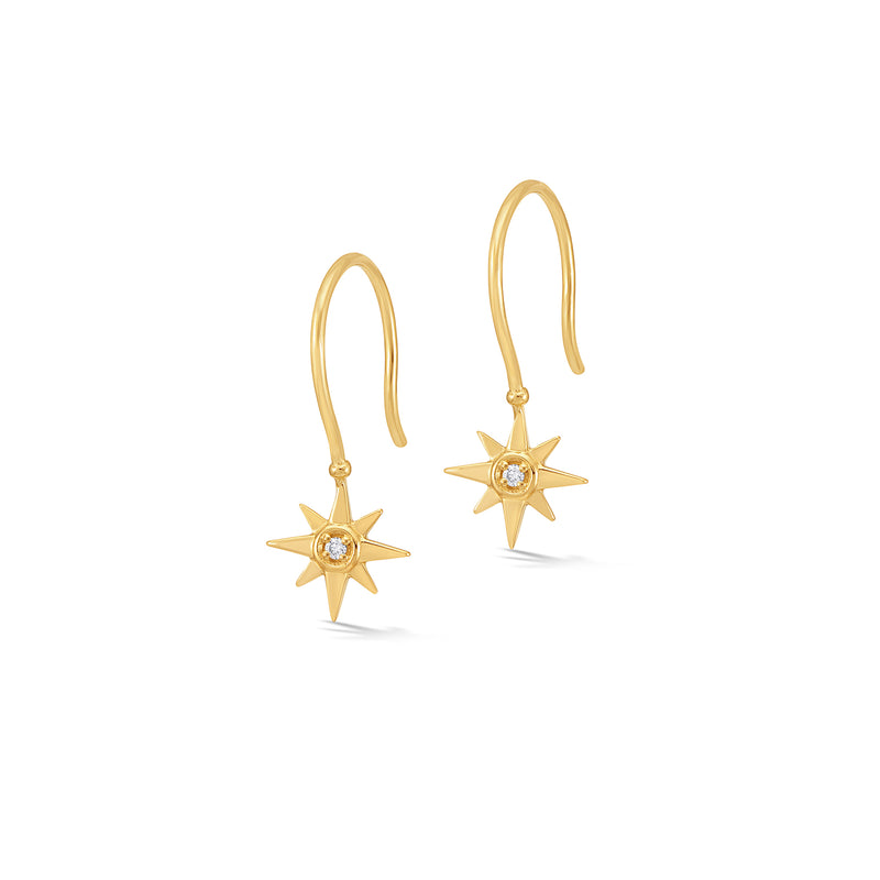 NSE3-14Y-DIA-Dower-and-Hall-14k-Yellow-Gold-North-Star-Diamond-Drop-Earrings