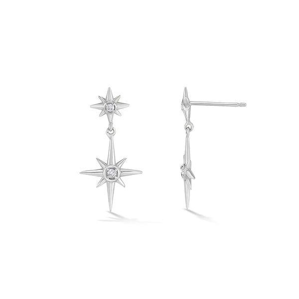    NSE8-14W-DIA-Dower-and-Hall-14k-White-Gold-North-Star-Diamond-Double-Earrings