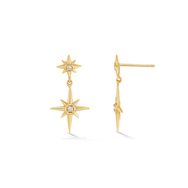 NSE8-14Y-DIA-Dower-and-Hall-14k-Yellow-Gold-North-Star-Diamond-Double-Earrings