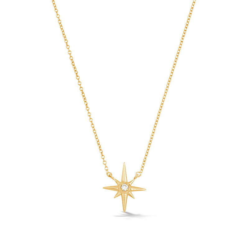 NSP4-14Y-DIA-3PT-Dower-and-Hall-14k-Yellow-Gold-Diamond-North-Star-Pendant