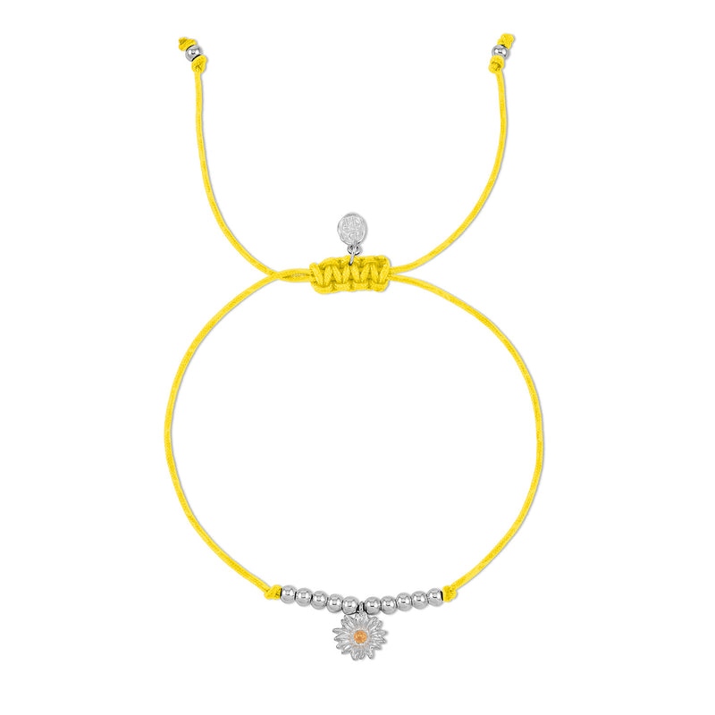 NTB60-S-YELLOW-Dower-and-Hall-Sterling-Silver-Daisy-Misanga-Yellow-Cord-Bracelet