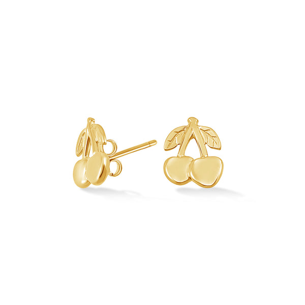 NTE62-V-Dower-and-Hall-Yellow-Gold-Vermeil-Cherry-Narrative-Studs