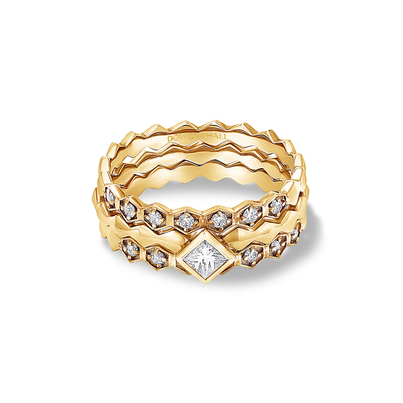 NTR-14Y-BRANCUSI-TRIO-Dower-and-Hall-14k-Yellow-Gold-Brancusi-Trio-Narrative-Ring-Stack-1