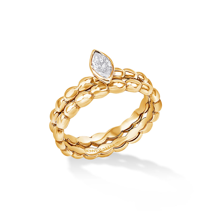    NTR-14Y-MARQUISE-BUBBLES-Dower-and-Hall-14k-Yellow-Gold-Marquise-Bubbles-Narrative-Ring-Stack-1