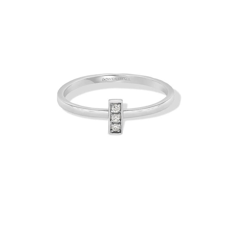 NTR15-14W-DIA-Dower-and-Hall-14k-White-Gold-Diamond-Trio-Hammered-Narrative-Ring-1