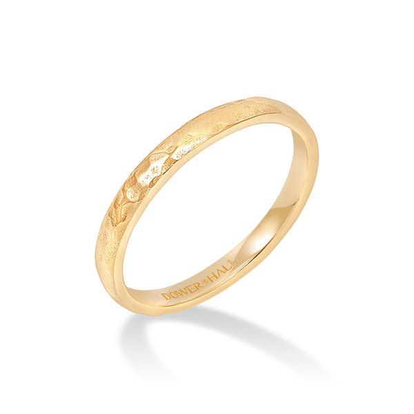 NTR20-14Y-Dower-and-Hall-14k-Yellow-Gold-Medium-Hammered-Narrative-Ring