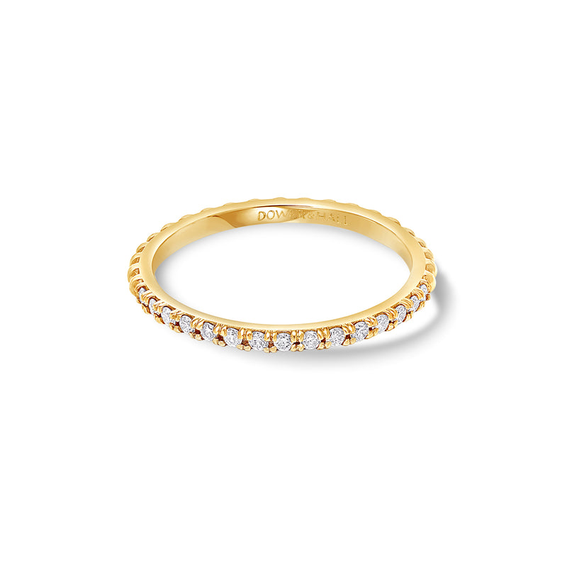 NTR71-14Y-Dower-and-Hall-14k-Yellow-Gold-Dotty-Eternity-Narrative-Ring-2
