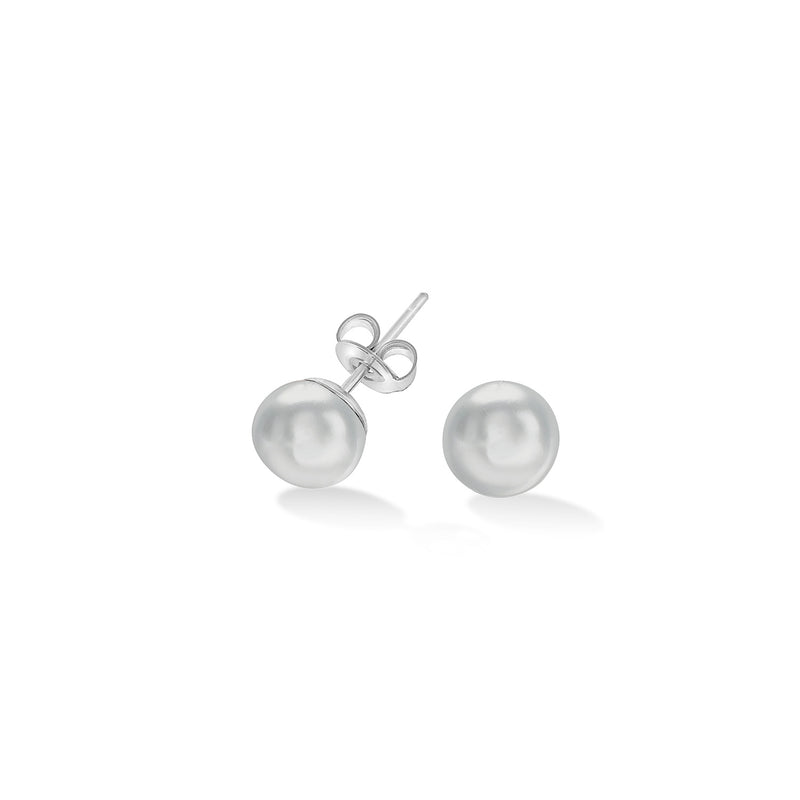 PE108-S-DGP-Dower-and-Hall-Sterling-Silver-8mm-Dove-Grey-Freshwater-Pearl-Studs