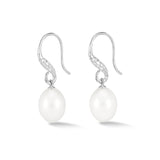 Dower-and-Hall-12mm-Oval-White-Freshwater-Pearl-Drop-Earrings