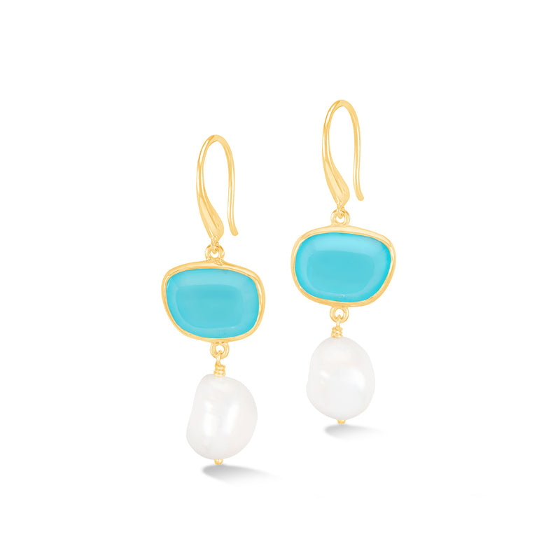 PEBE15-V-CHAL-Dower-and-Hall-Yellow-Gold-Vermeil-Chalcedony-Pebble-and-Pearl-Drop-Earrings