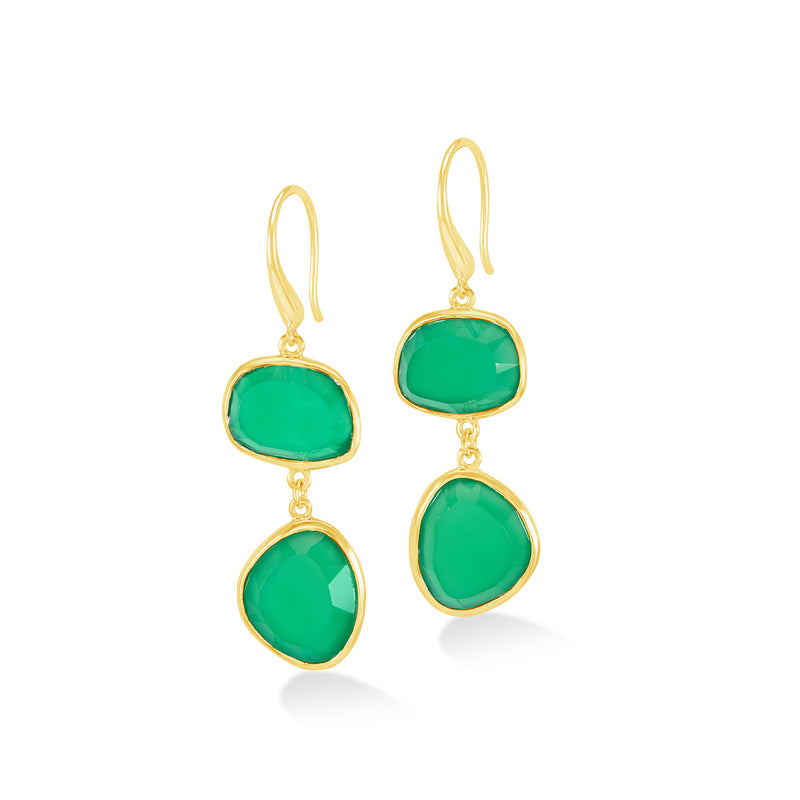     PEBE16-V-GREEN-Dower-and-Hall-Yellow-Gold-Vermeil-Green-Onyx-Pebble-Drop-Earrings