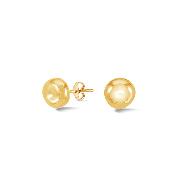     PEBE21-V-Dower-and-Hall-Yellow-Gold-Vermeil-Round-Pebble-Studs