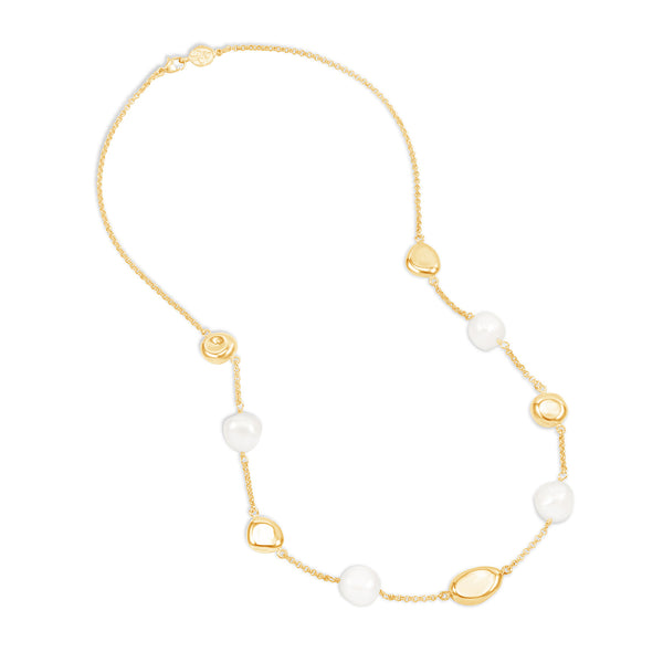     PEBN17-V-WP-Dower-and-Hall-Yellow-Gold-Vermeil-Baroque-Pearl-and-Pebble-Necklace