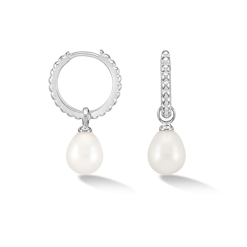SCDE10-S-WP-Dower-and-Hall-Sterling-Silver-Timeless-Oval-Pearl-Charm-Hoops