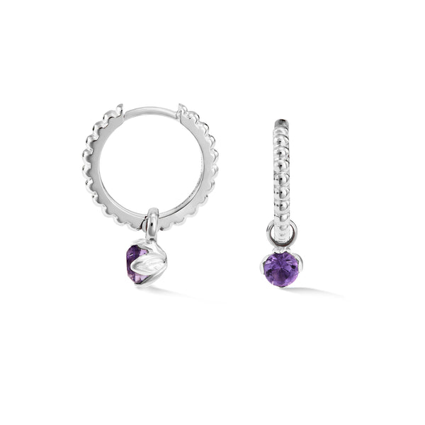 Amethyst  Orissa Hoops