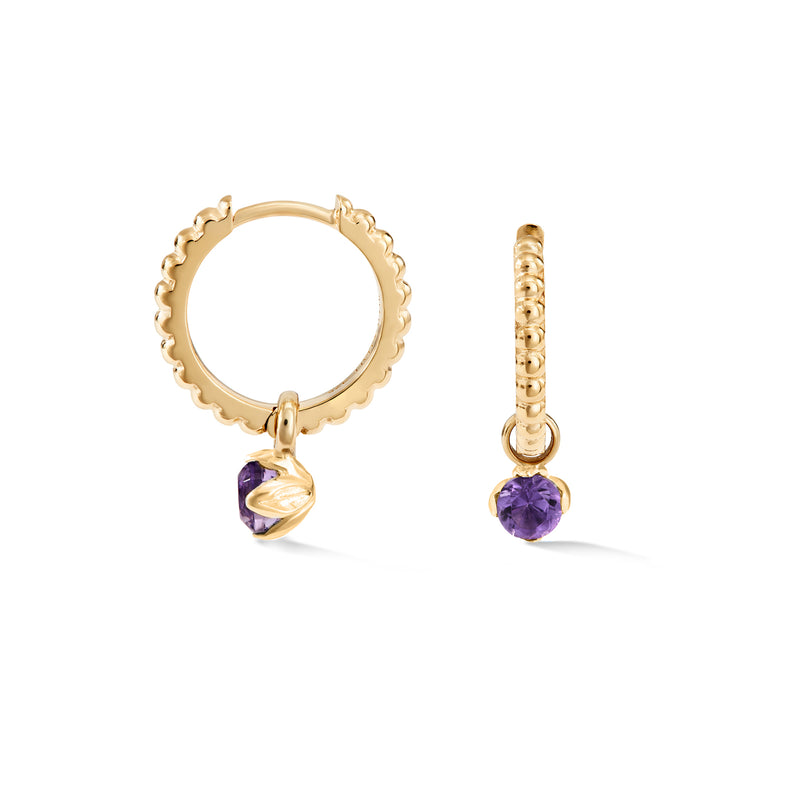 Amethyst  Orissa Hoops