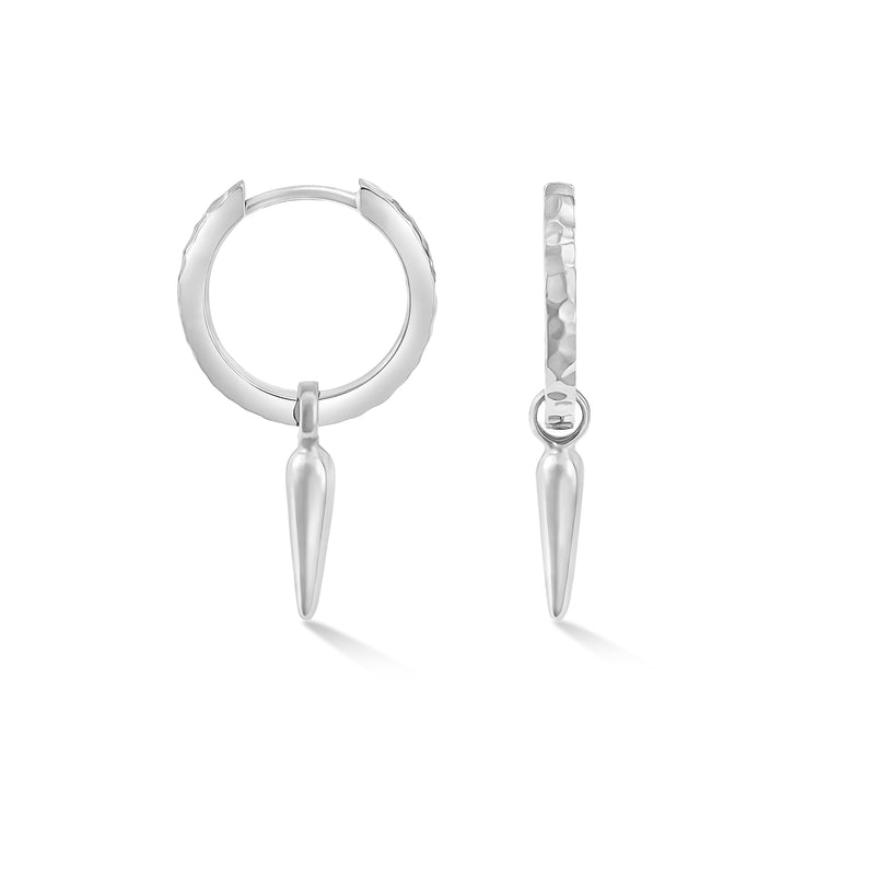    SCDE2-S-Dower-and-Hall-Sterling-Silver-Raindrop-Hoops