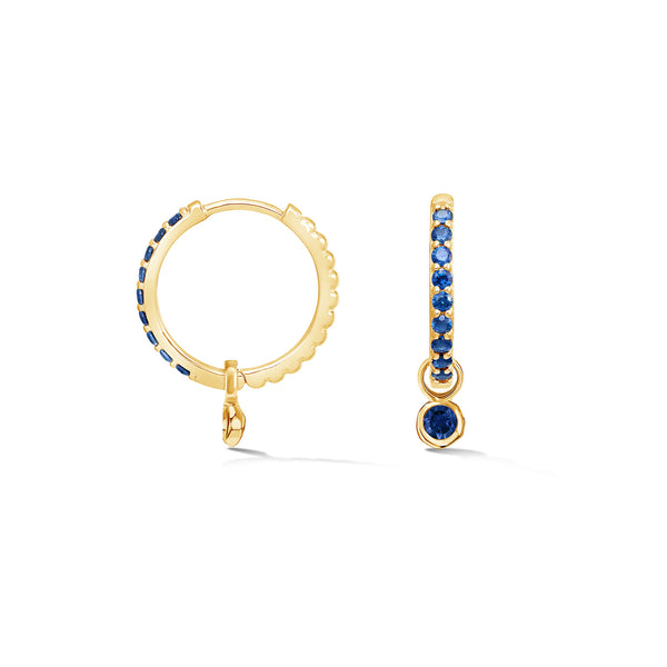 SCDE3-V-BSAPP-Dower-and-Hall-Yellow-Gold-Vermeil-Blue-Sapphire-Dewdrop-Charm-Hoops