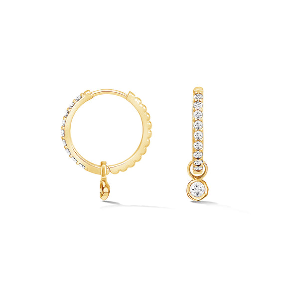    SCDE3-V-WSAPP-Dower-and-Hall-Yellow-Gold-Vermeil-White-Sapphire-Dewdrop-Charm-Hoops