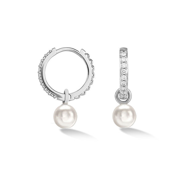 SCDE30-9W-DIA-WP-MED-Dower-and-Hall-9k-White-Gold-Diamond-and-Round-Pearl-Drop-Hoops