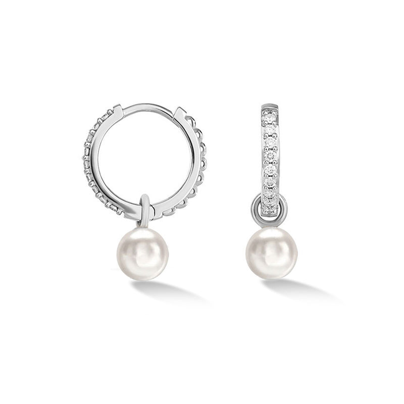 SCDE30-9W-DIA-WP-MED-Dower-and-Hall-9k-White-Gold-Diamond-and-Round-Pearl-Drop-Hoops