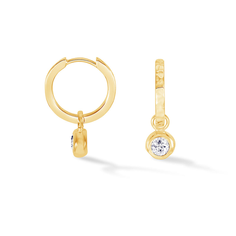 SCDE44-V-WT-Dower-and-Hall-Yellow-Gold-Vermeil-White-Topaz-Hammered-Huggie-Hoops