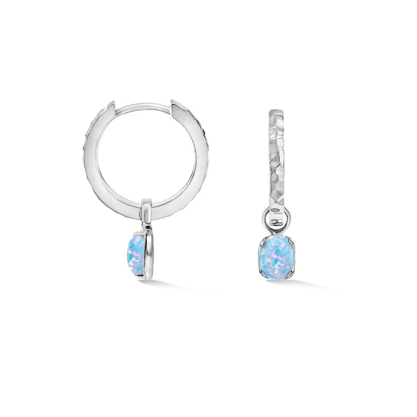 SCDE86-S-OPAL-Dower-and-Hall-Sterling-Silver-Hammered-Opal-Array-Hoops
