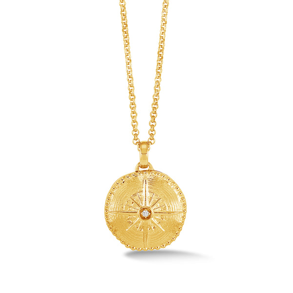    SCLK56-V-DIA-Dower-and-Hall-Yellow-Gold-Vermeil-True-North-Diamond-Locket