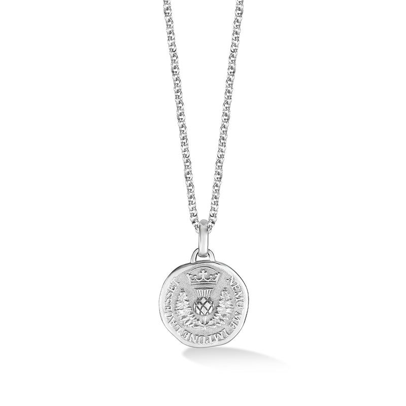 Scottish Bawbee Coin Talisman Necklace