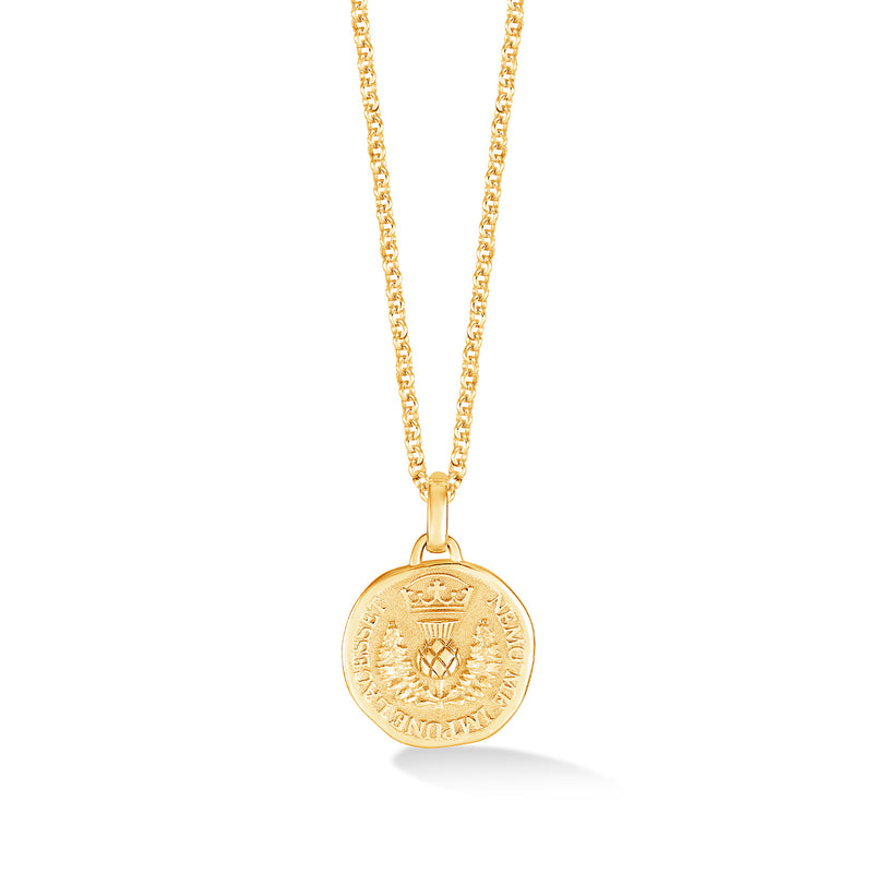 Scottish Bawbee Coin Talisman Necklace