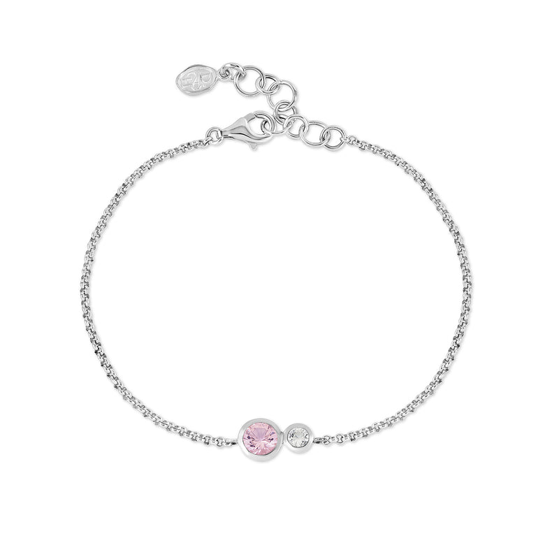 'Rose' Tutti Frutti Duo Chain Bracelet