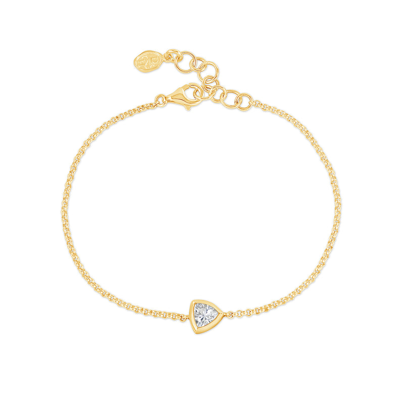 TFB37-V-WT-Dower-and-Hall-Yellow-Gold-Vermeil-White-Topaz-Trillion-Chain-Bracelet