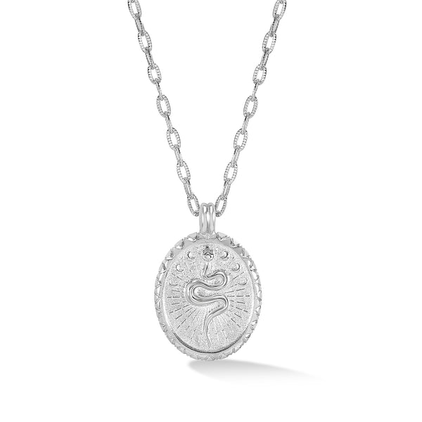 TSP38-S-Dower-and-Hall-Sterling-Silver-Snake-Talisman-Necklace