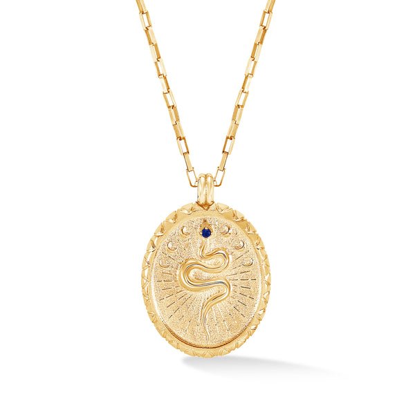TSP39M-V-Dower-and-Hall-Mens-Yellow-Gold-Vermeil-Snake-Talisman-Necklace