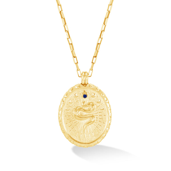TSP39M-V-Dower-and-Hall-Mens-Yellow-Gold-Vermeil-Snake-Talisman-Necklace